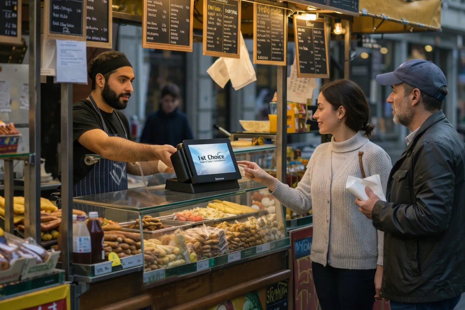 Fast casual cafe and bakery ordering experience